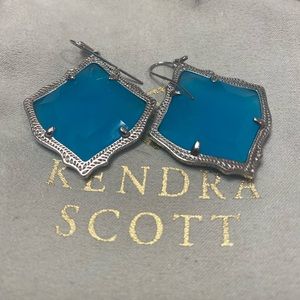 Blue Kendra Scott Drop Earrings